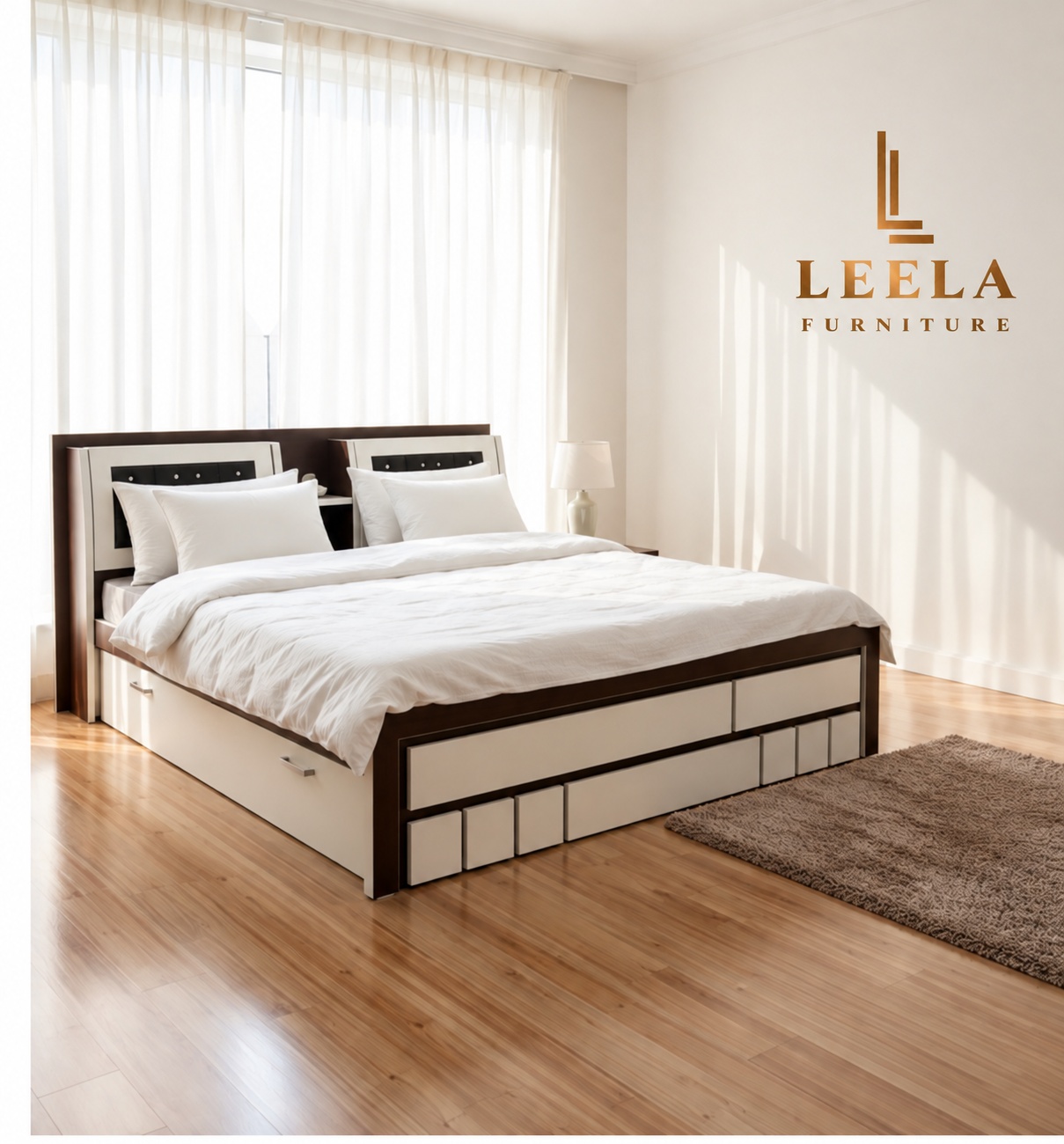 Leela Luxury King-Sized Bed